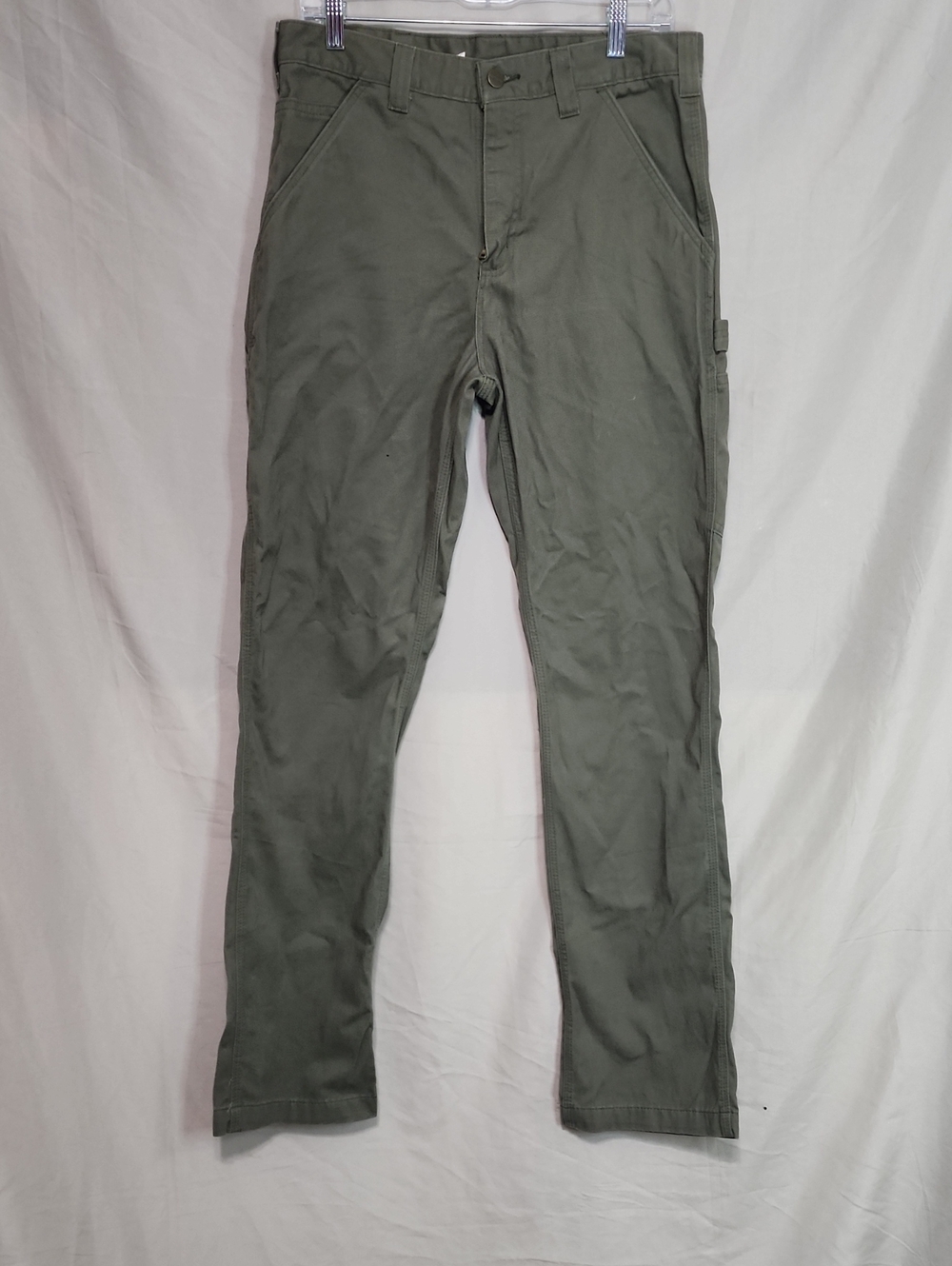 Carhartt Olive Green Cargo Work Pants
